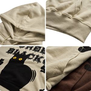 Pullover Hoodie Black Cat sold by Yugen Theory