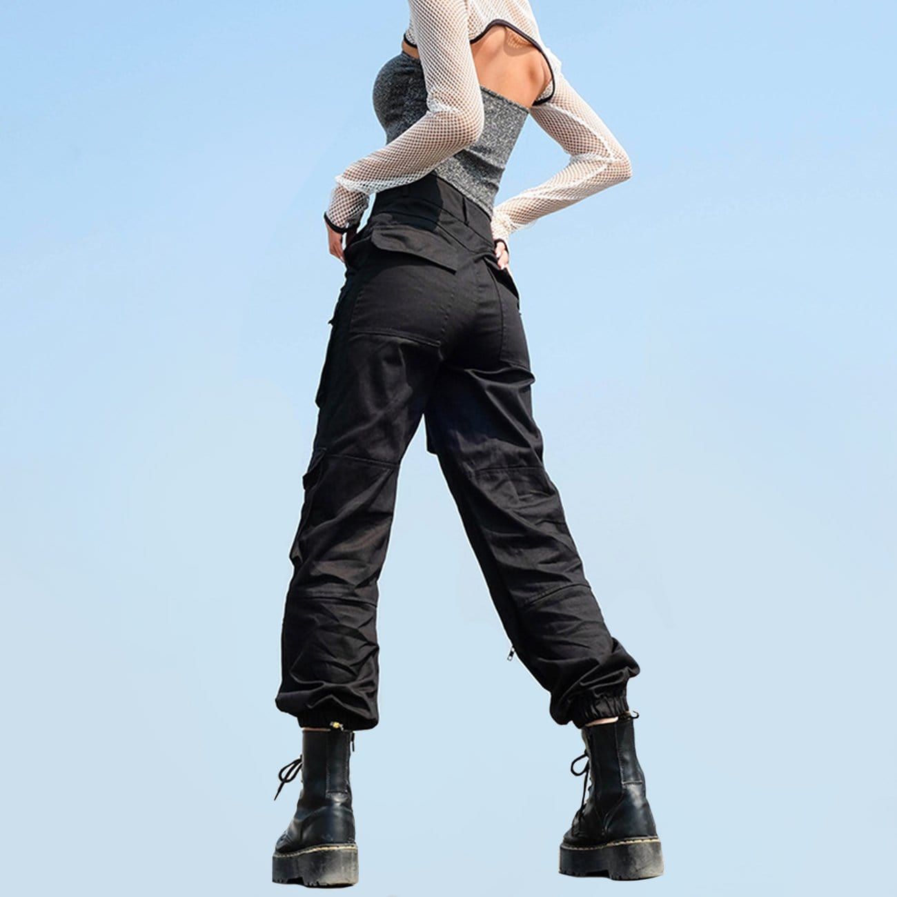 Multi Pockets Cargo Pants sold by Yugen Theory product image thumbnail 5