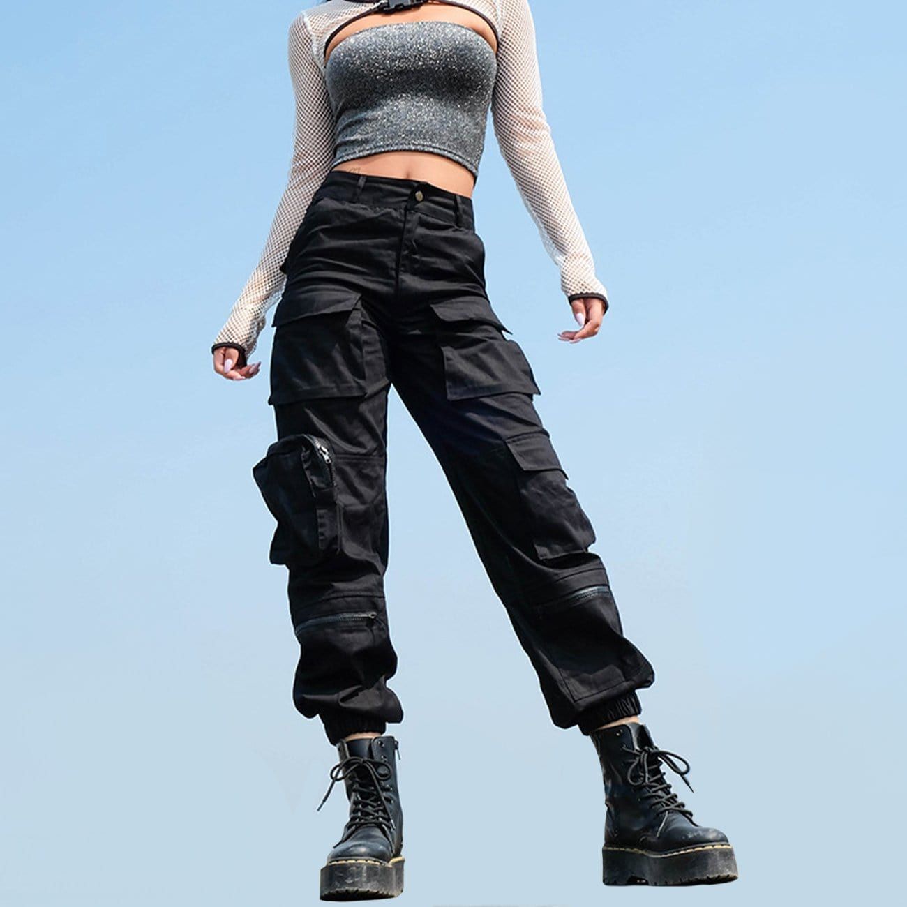 Multi Pockets Cargo Pants sold by Yugen Theory product image thumbnail 4