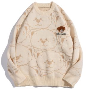 Lazy Jacquard Sweater Full Bear sold by Yugen Theory