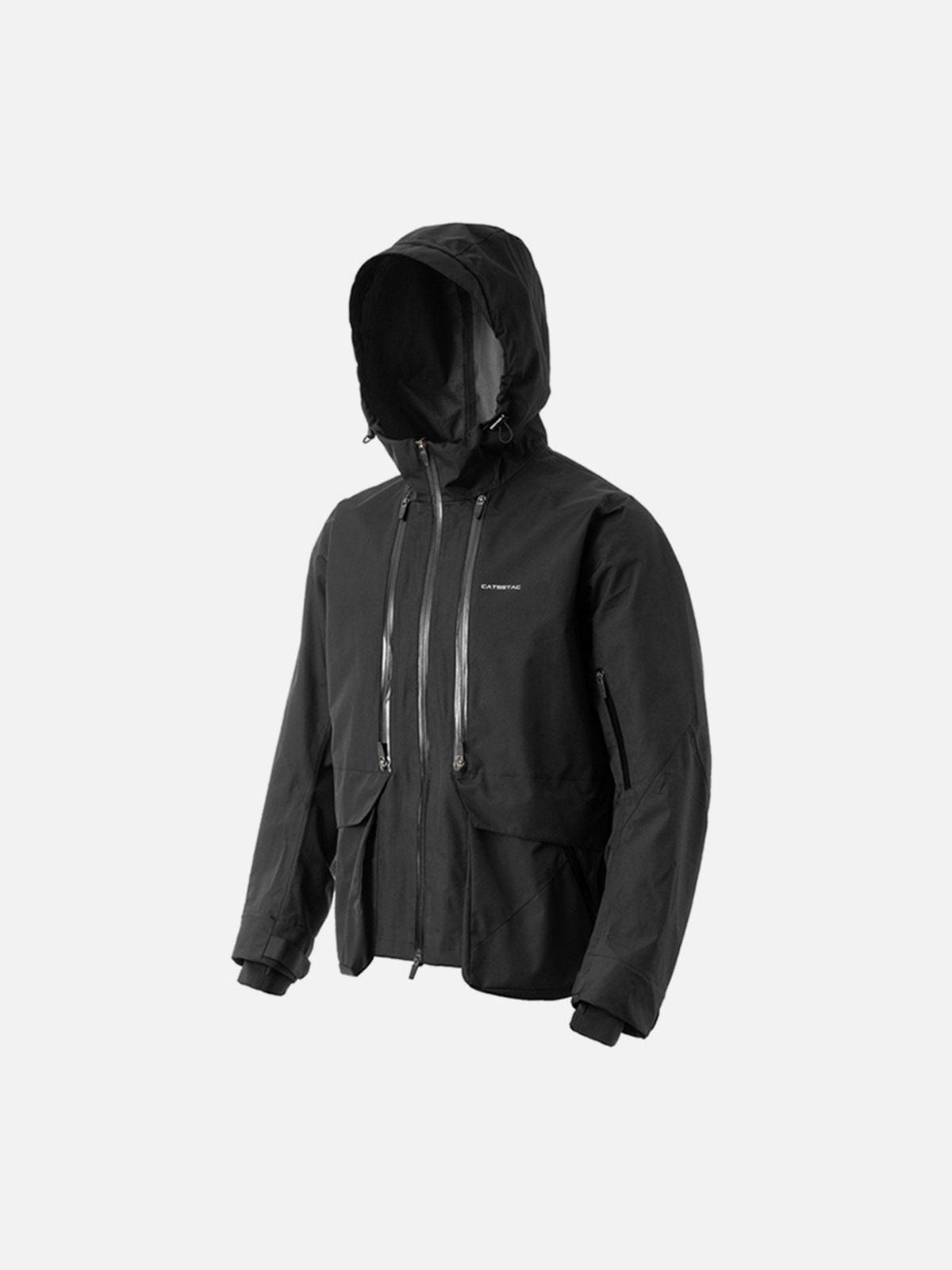 Multi Zip Up Waterproof Jacket sold by Yugen Theory product image thumbnail 3