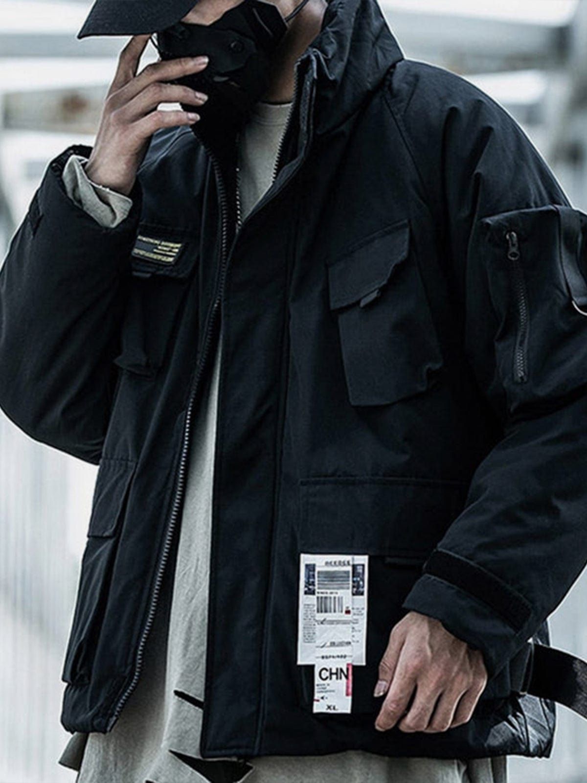 KawagoeQuilted Coat sold by Yugen Theory product image thumbnail 3