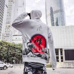 Japanese Wave Hoodie sold by Yugen Theory