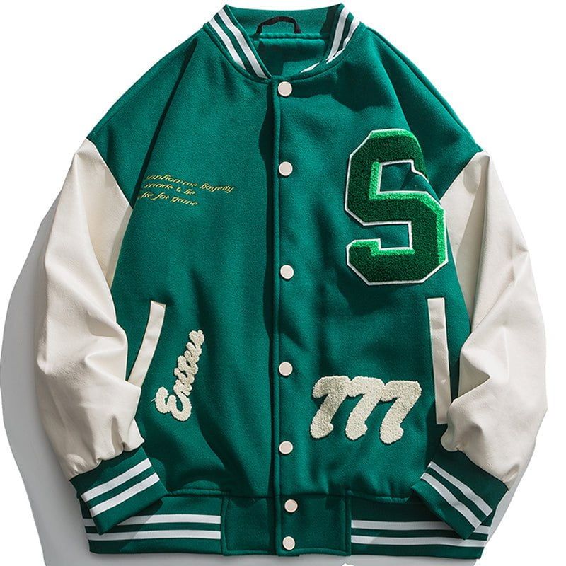 Vintage High School Jacket Flocked Heart sold by Yugen Theory