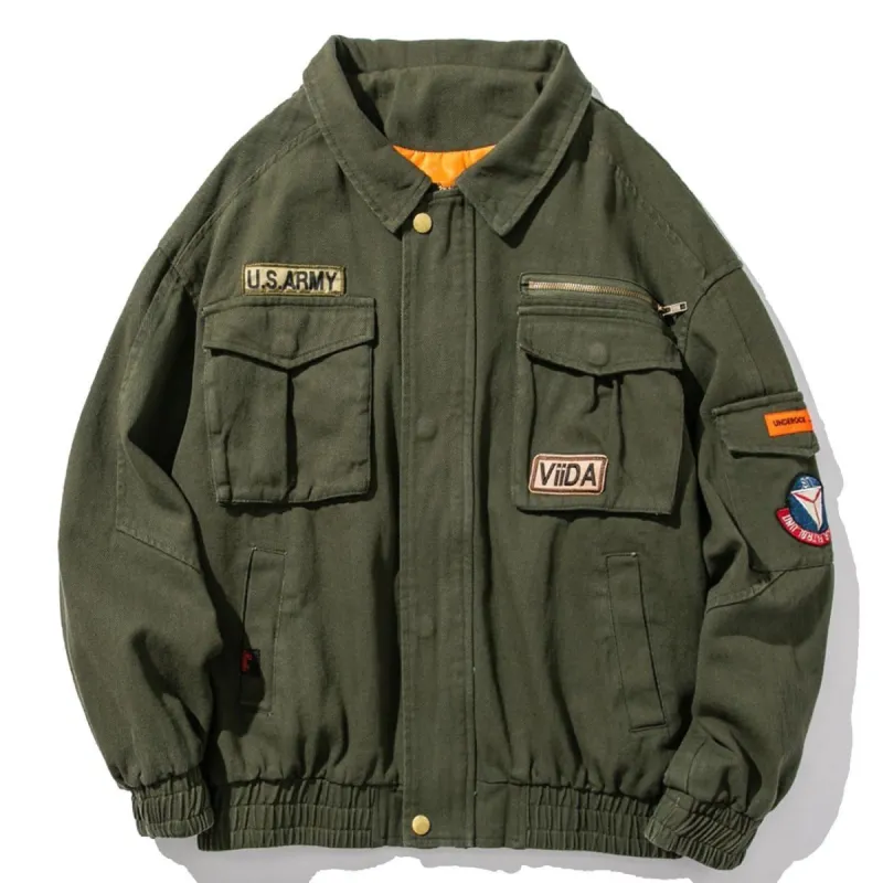 Embroidery Label Bomber Jacket sold by Yugen Theory