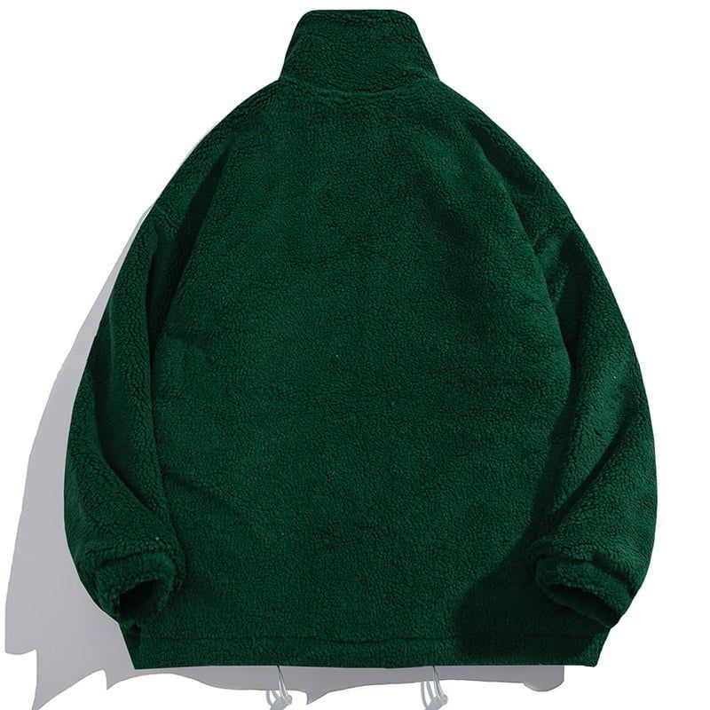 Fleece Winter Coat Checkerboard Heart sold by Yugen Theory product image thumbnail 4