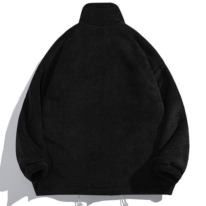 Fleece Winter Coat Checkerboard Heart sold by Yugen Theory product image thumbnail 3