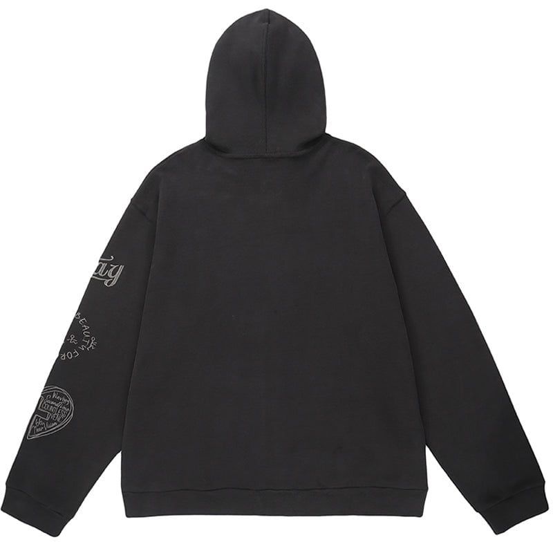 Comfy Full Zip Hoodie Cross sold by Yugen Theory product image thumbnail 3