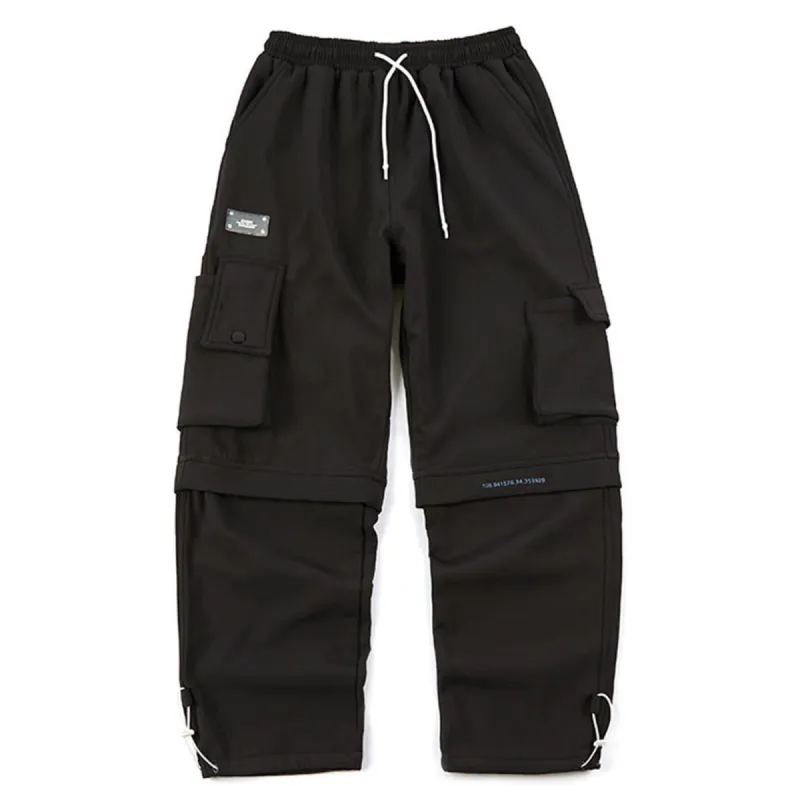 Function Patchwork Pockets Drawstring Pants sold by Yugen Theory