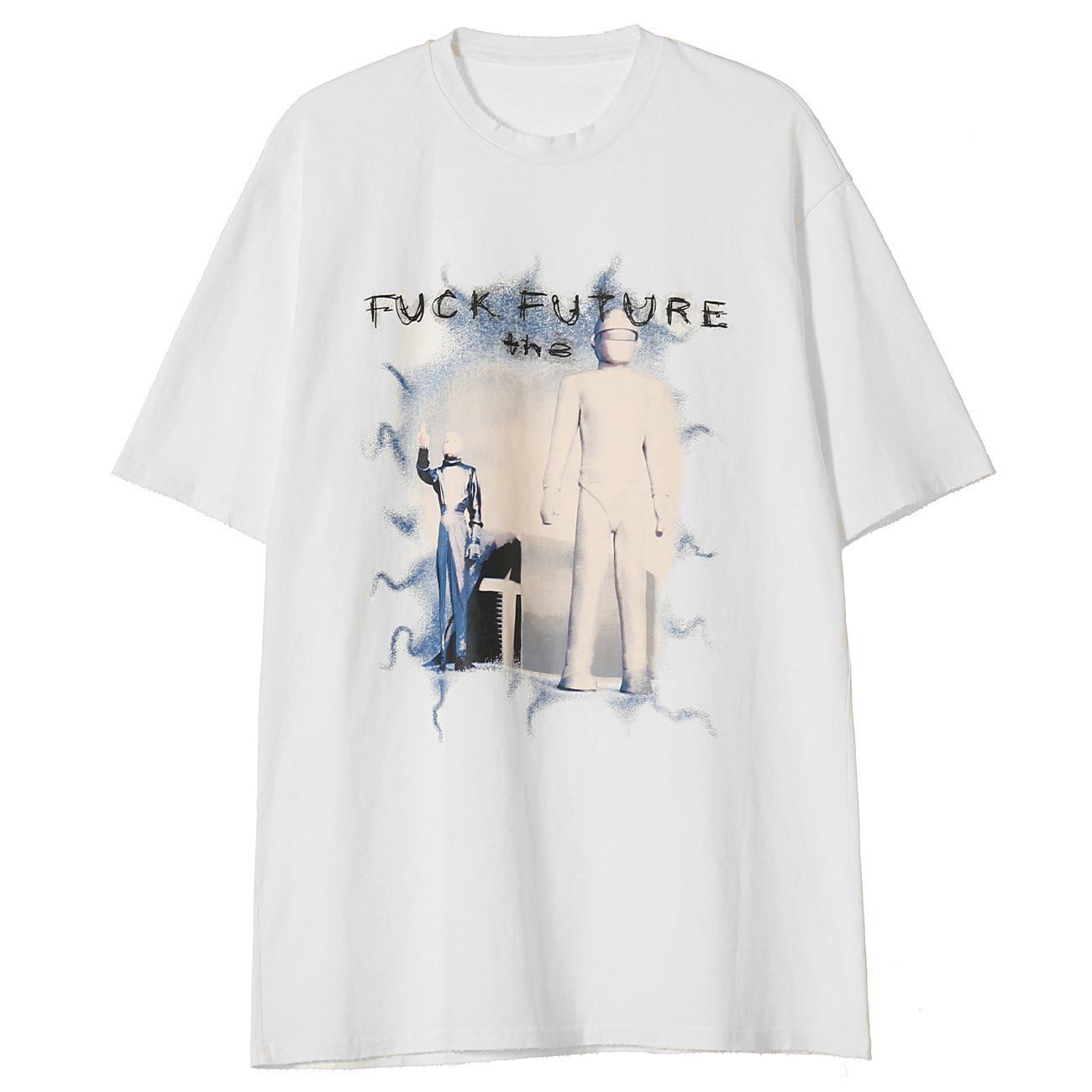 Robot Print Washed T-Shirt sold by Yugen Theory product image thumbnail 3