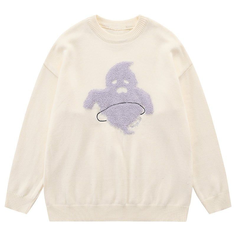 Cozy Sweater Cute Ghost sold by Yugen Theory