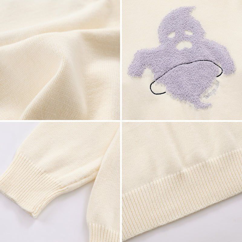 Cozy Sweater Cute Ghost sold by Yugen Theory product image thumbnail 5
