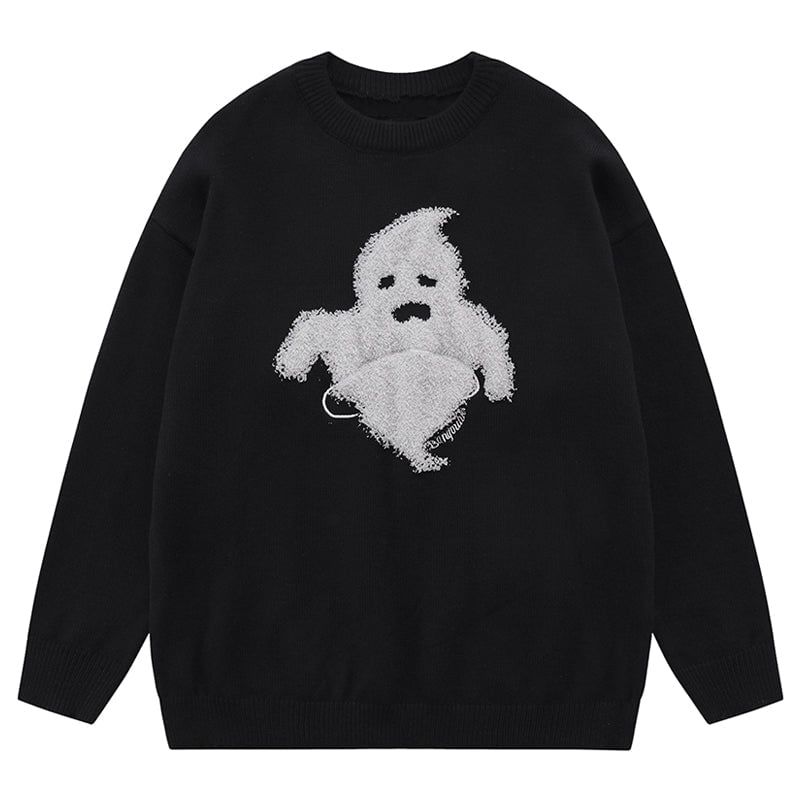 Cozy Sweater Cute Ghost sold by Yugen Theory product image thumbnail 2