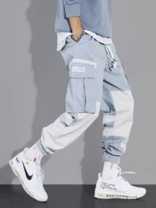 Big Pockets Patchwork Cargo Pants sold by Yugen Theory