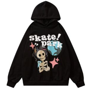 Oversize Hoodie Funny Skull sold by Yugen Theory