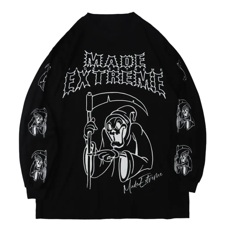 Devil Ghost Print Sweatshirt sold by Yugen Theory