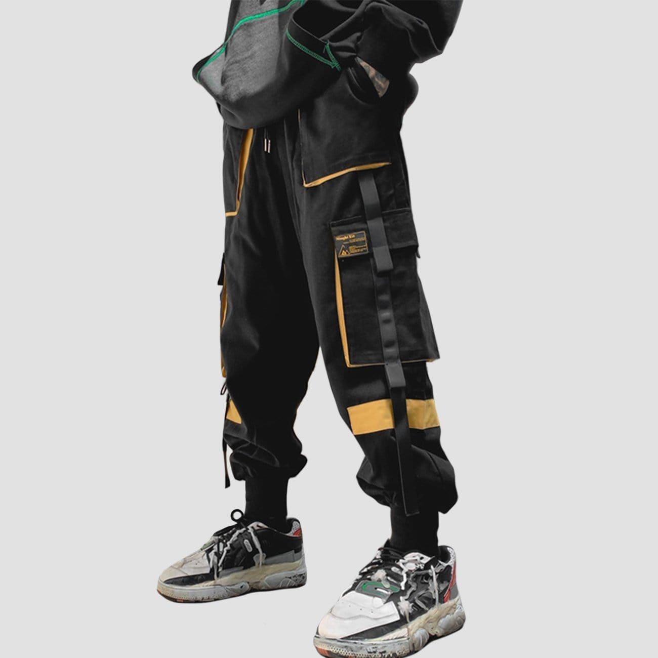 Patchwork Pockets Cyber Techwear Cargo Pants sold by Yugen Theory product image thumbnail 3