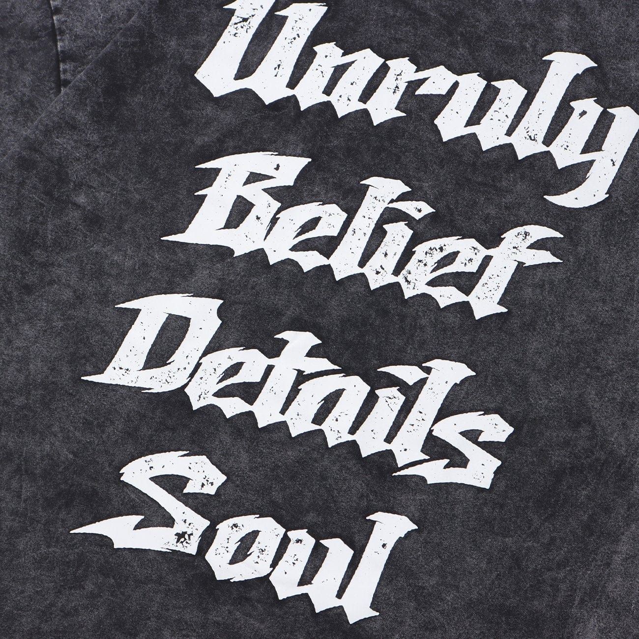 Letters Washed Graphic T-Shirt sold by Yugen Theory product image thumbnail 3