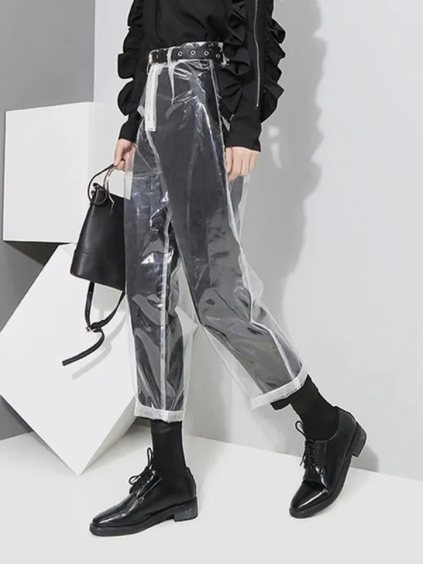 Transparent PU Pants sold by Yugen Theory