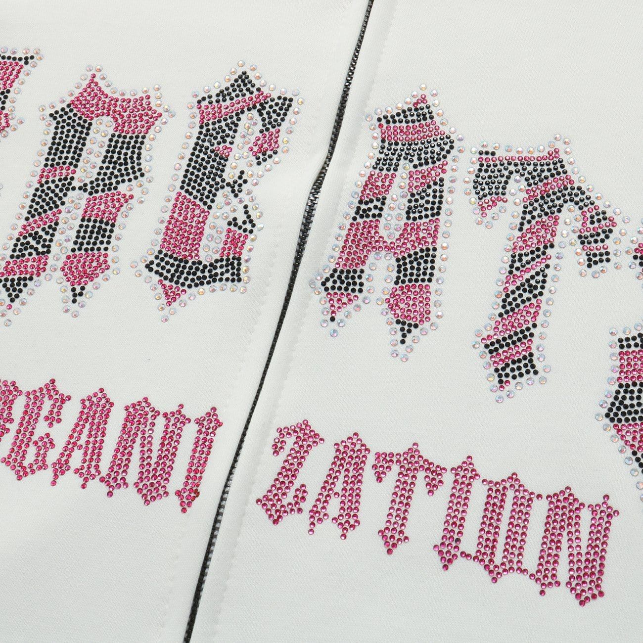 Cross Drill Fleece Zip Up Hoodie sold by Yugen Theory product image thumbnail 5