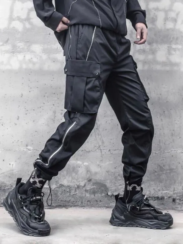 Side Zipper Cargo Pants sold by Yugen Theory