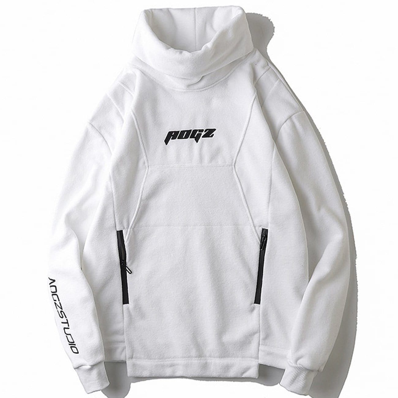 High Collar Fleece Hoodie sold by Yugen Theory product image thumbnail 4