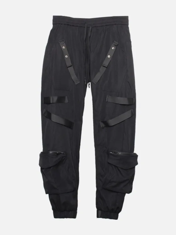 Ribbon Patchwork Cargo Pants sold by Yugen Theory