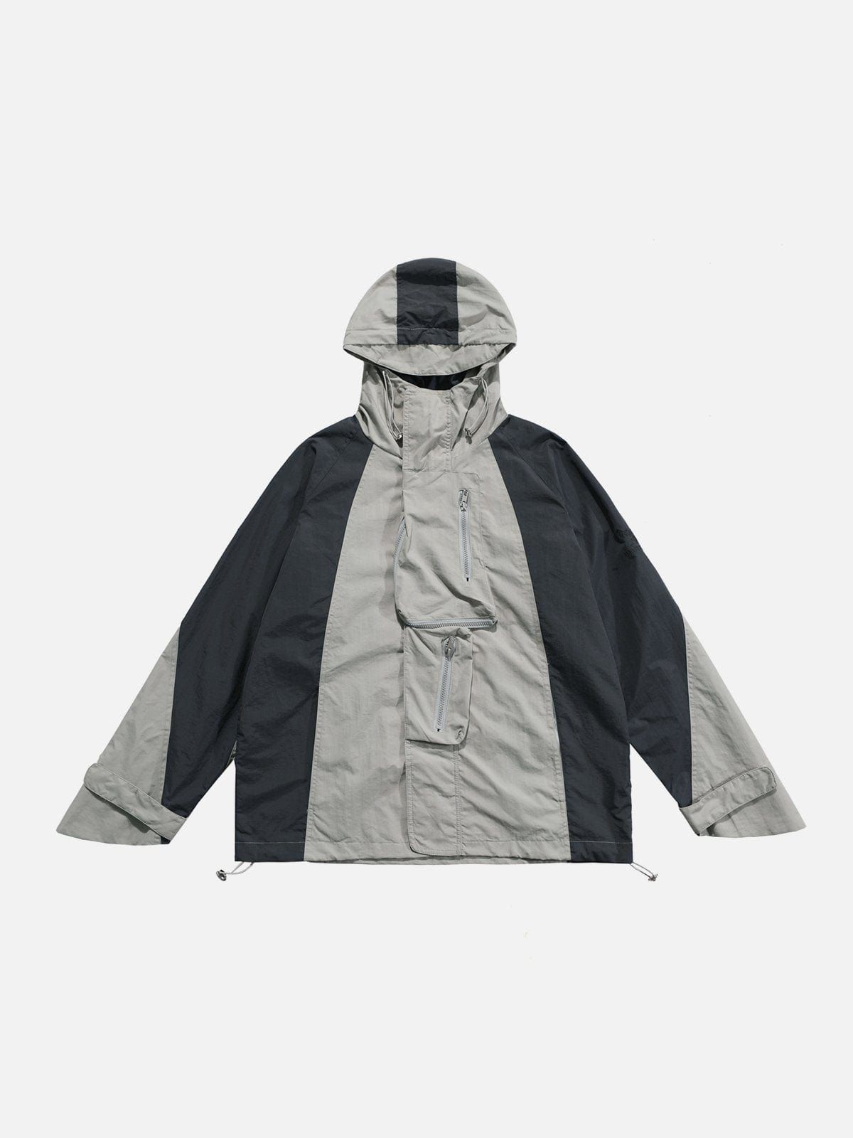 Patchwork Big Pocket Zip Up Jacket sold by Yugen Theory product image thumbnail 3