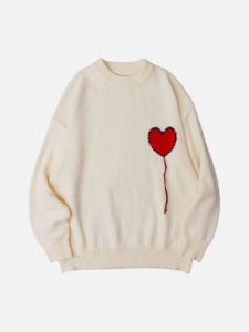 Heart Choice Knit Sweater sold by Yugen Theory