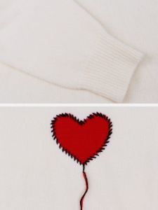 Heart Choice Knit Sweater sold by Yugen Theory