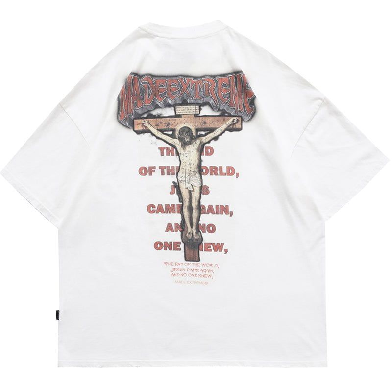Vintage Washed Tee Jesus sold by Yugen Theory product image thumbnail 3