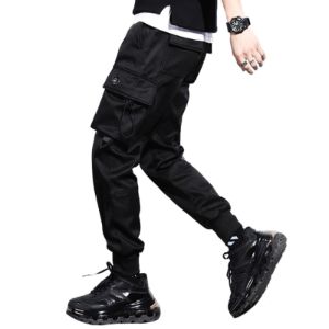 Buckle Drawstring Pocket Cargo Pants sold by Yugen Theory