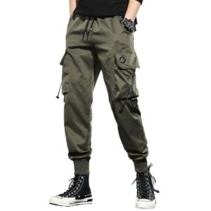 Buckle Drawstring Pocket Cargo Pants sold by Yugen Theory