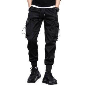 Buckle Drawstring Pocket Cargo Pants sold by Yugen Theory