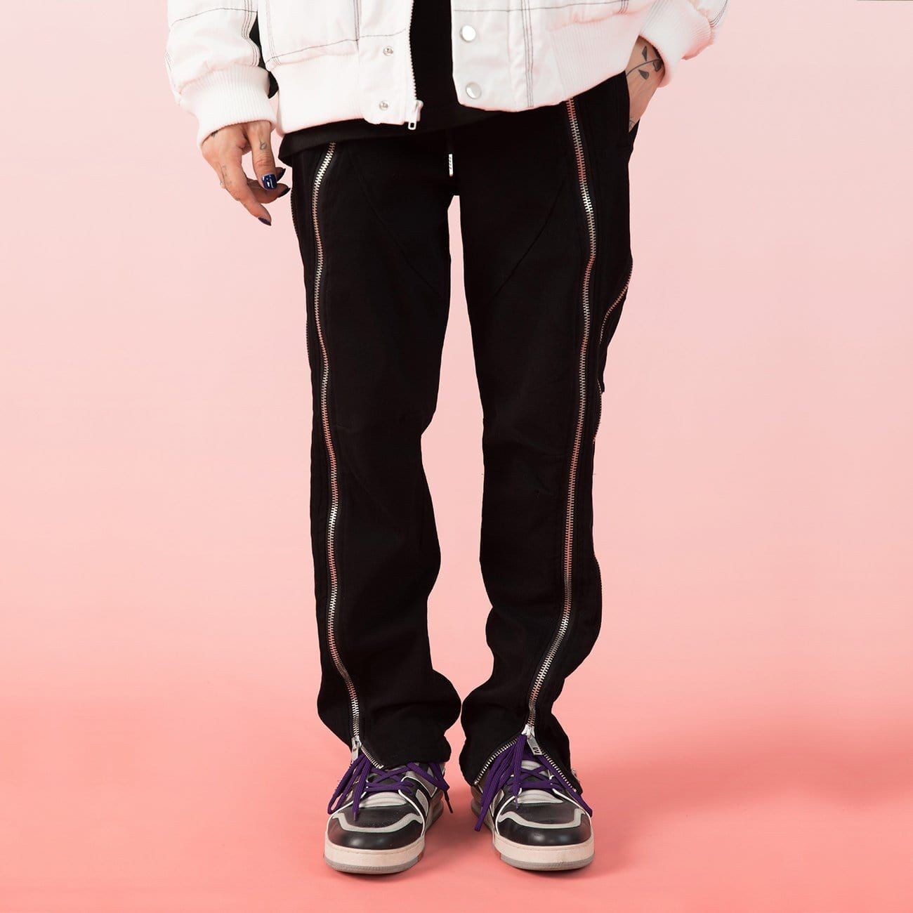 Multi-layer Zipper Pants sold by Yugen Theory product image thumbnail 3