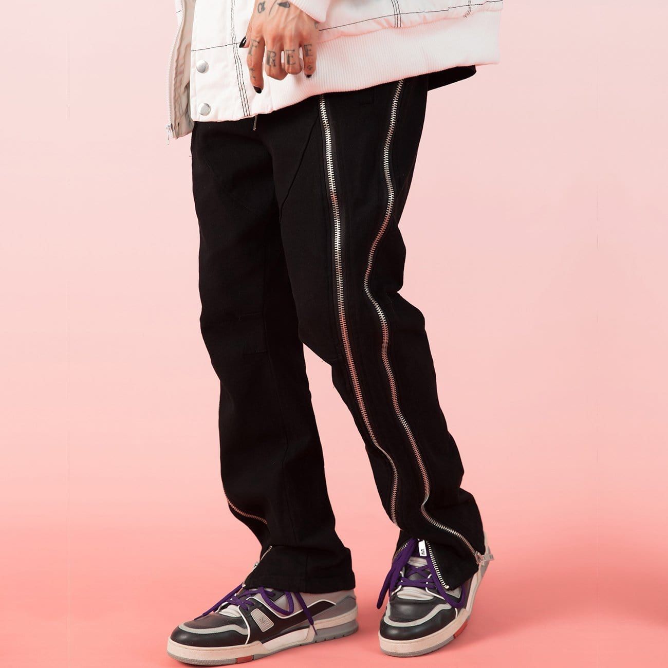 Multi-layer Zipper Pants sold by Yugen Theory product image thumbnail 2