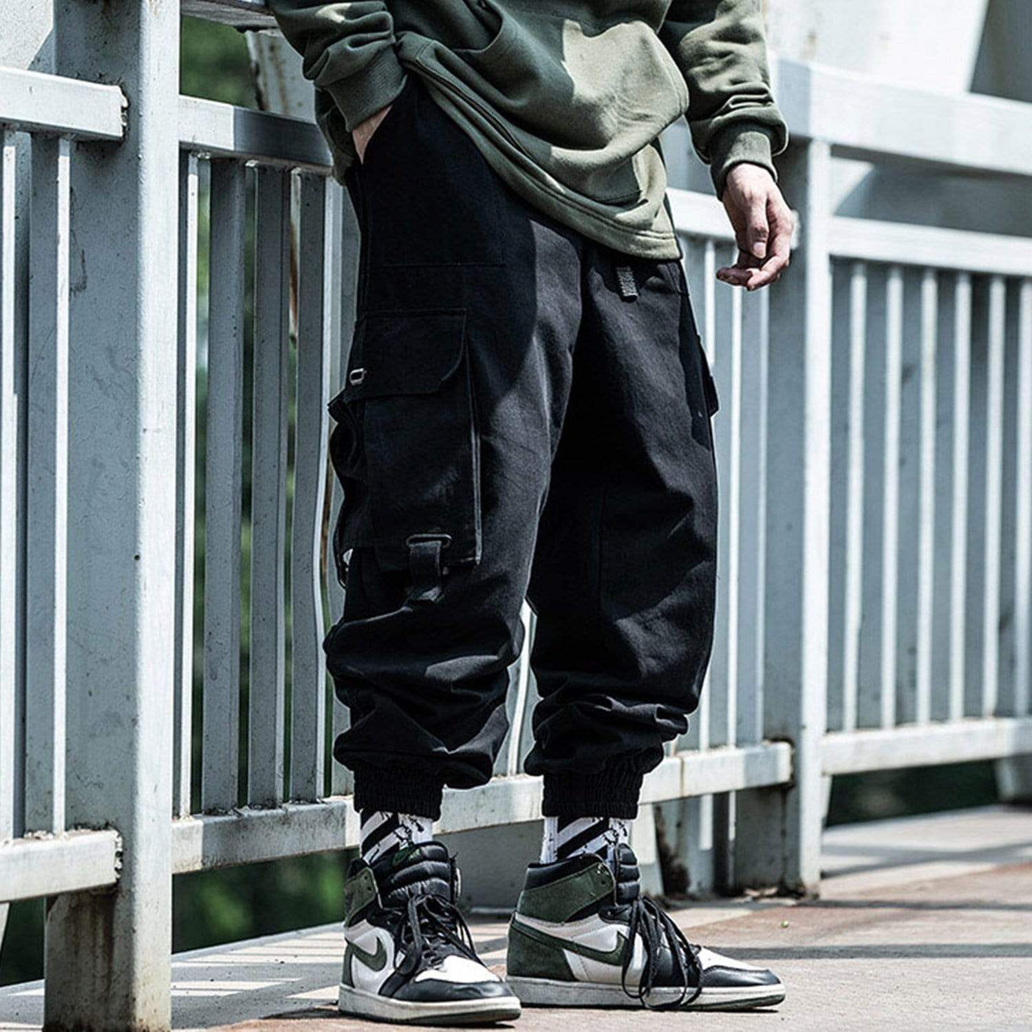 Functional wind Harem pants sold by Yugen Theory product image thumbnail 3
