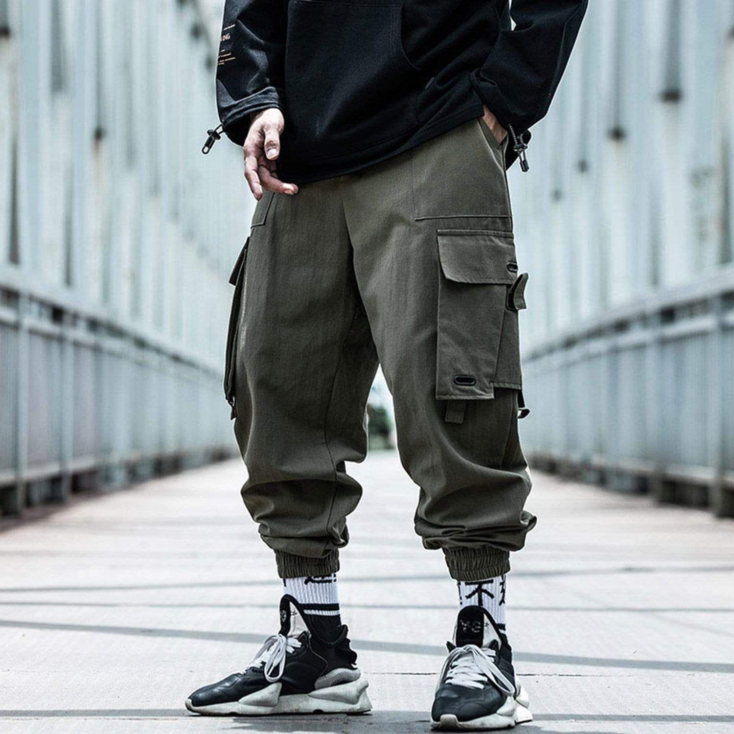 Functional wind Harem pants sold by Yugen Theory product image thumbnail 4