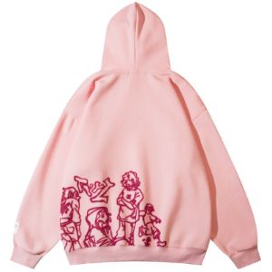Oversize Pullover Hoodie Graffiti sold by Yugen Theory