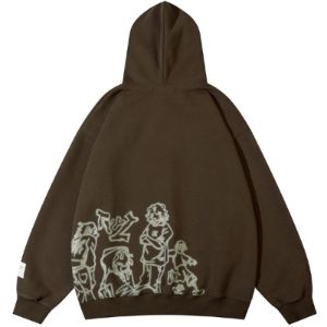 Oversize Pullover Hoodie Graffiti sold by Yugen Theory