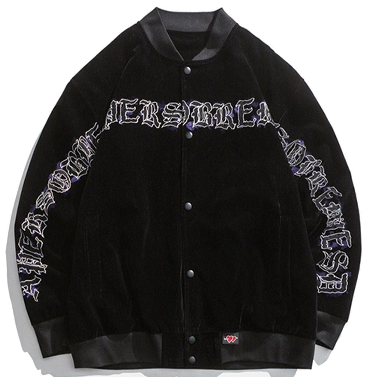 Letter Print Varsity Jacket sold by Yugen Theory product image thumbnail 3