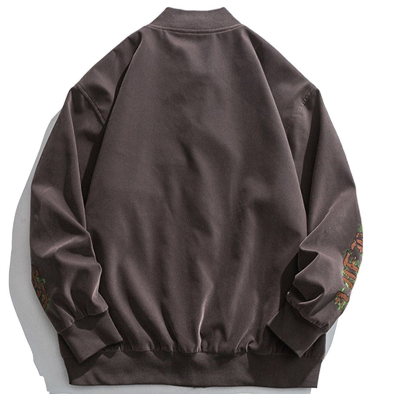 Letter Print Varsity Jacket sold by Yugen Theory product image thumbnail 2