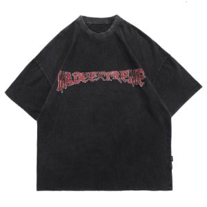 Nail Cross Washed Graphic T-Shirt sold by Yugen Theory
