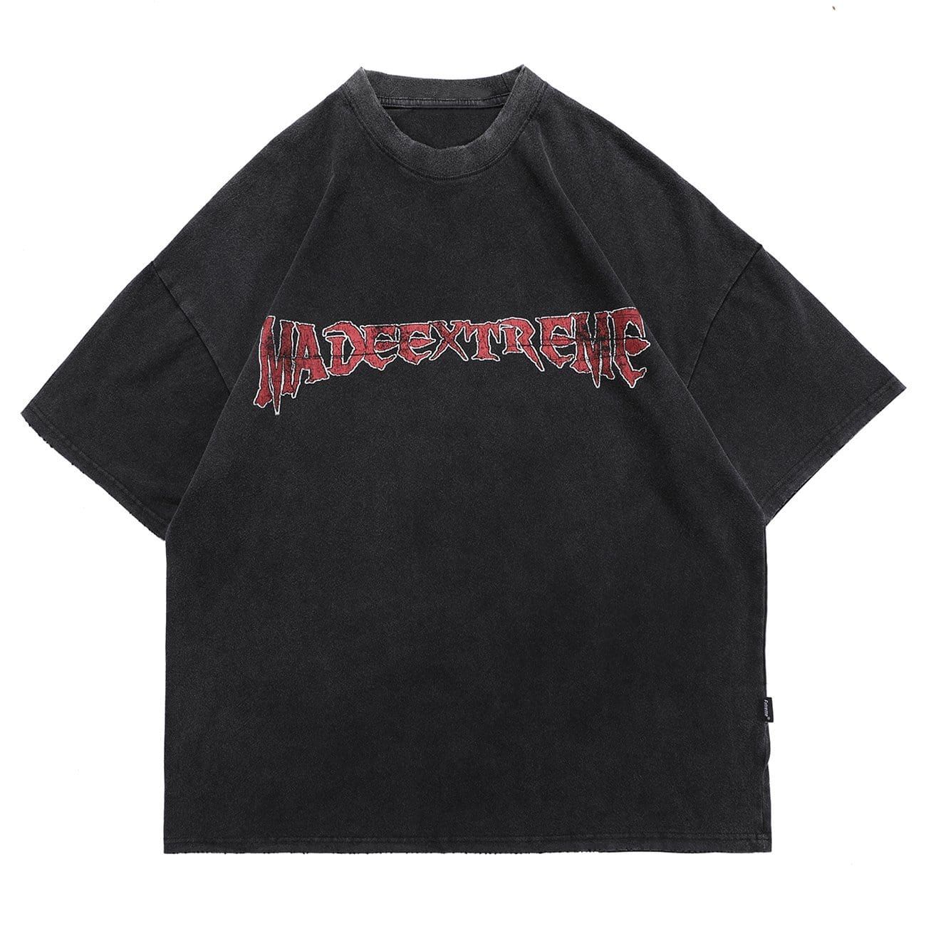 Nail Cross Washed Graphic T-Shirt sold by Yugen Theory product image thumbnail 3