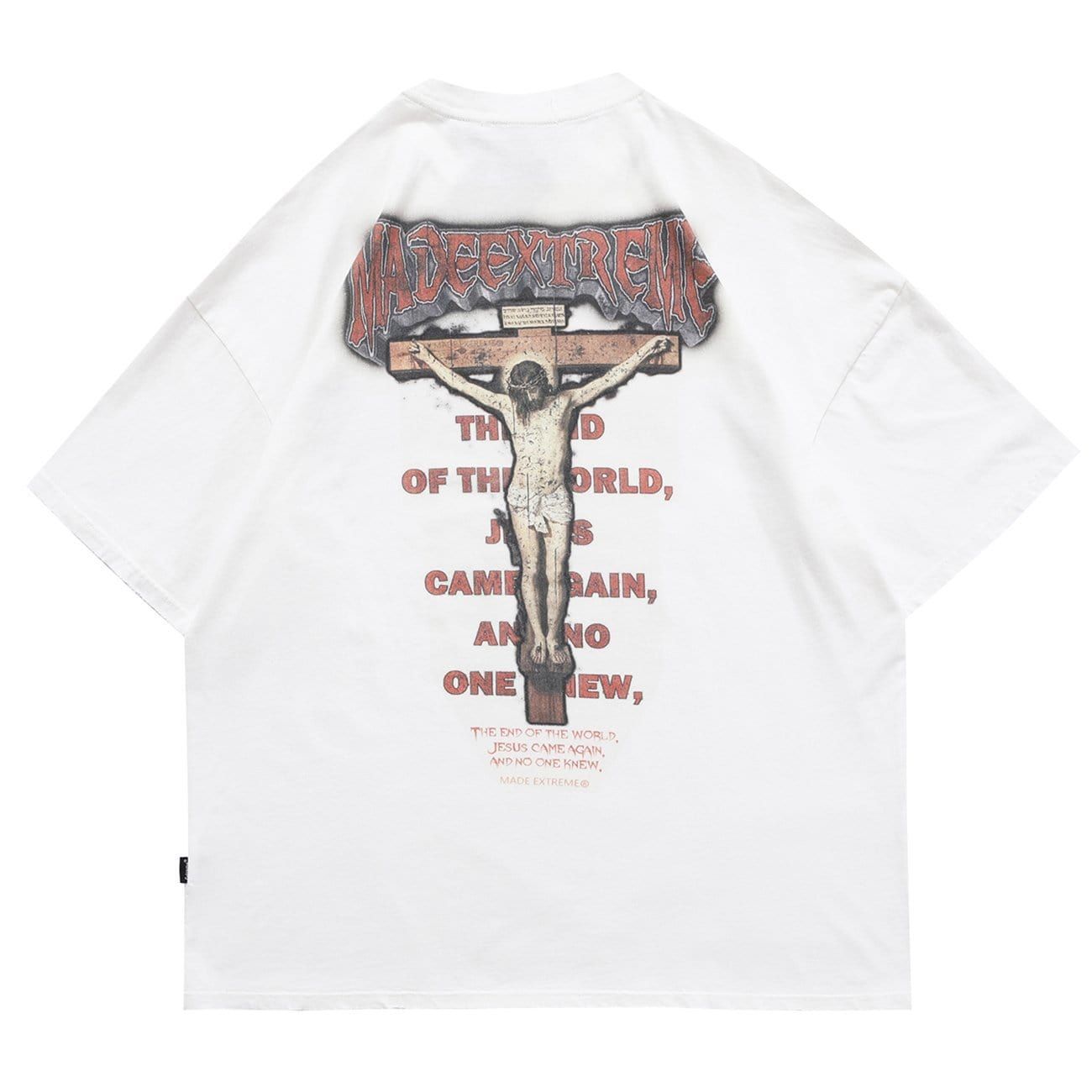 Nail Cross Washed Graphic T-Shirt sold by Yugen Theory product image thumbnail 4
