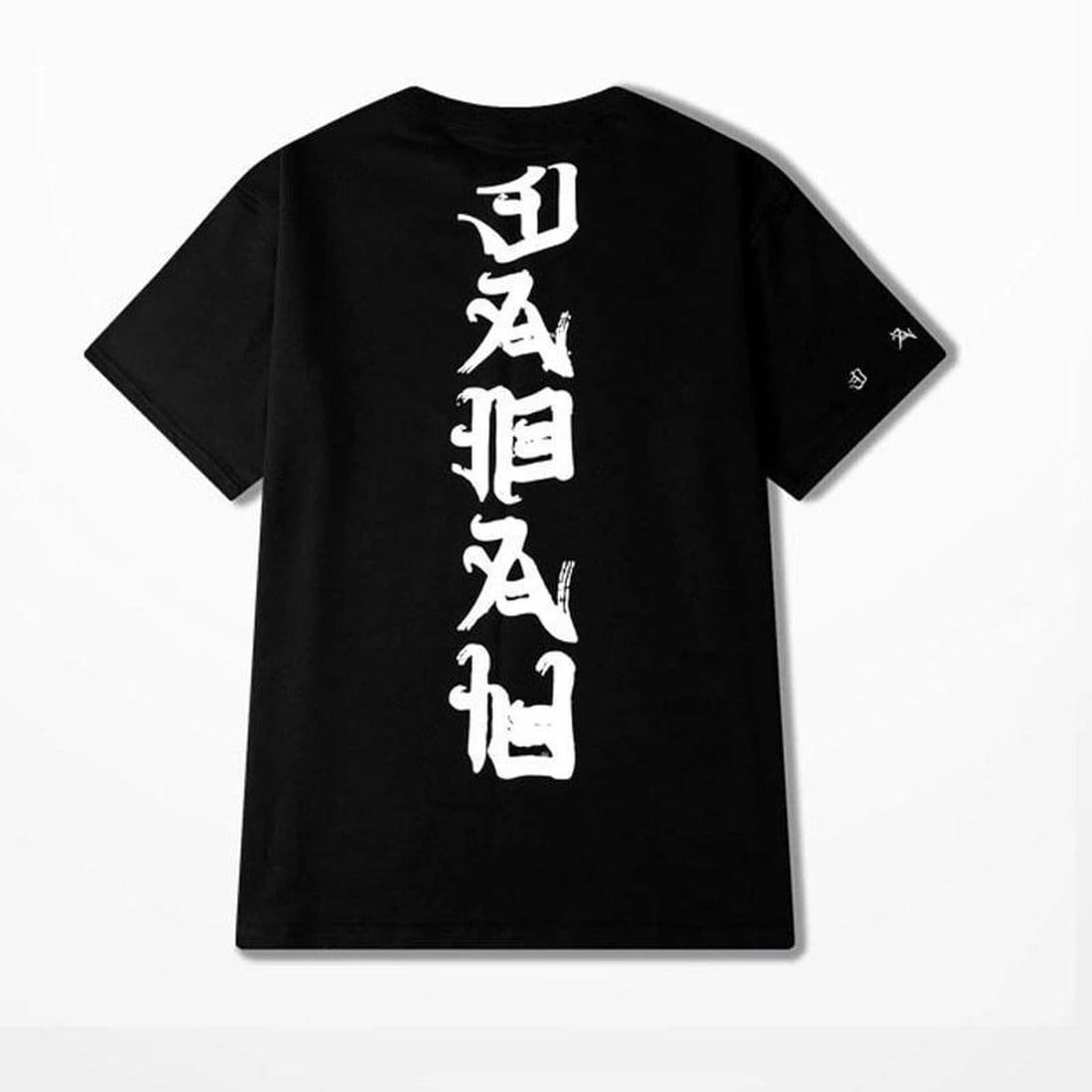Ghost Gothic Alphabet T-Shirt sold by Yugen Theory product image thumbnail 2