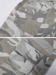 Wide-Leg Straight-Leg Cargo Pants sold by Yugen Theory