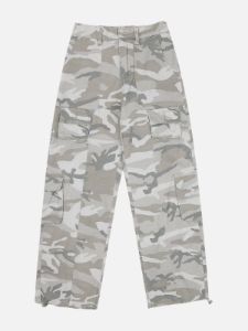 Wide-Leg Straight-Leg Cargo Pants sold by Yugen Theory