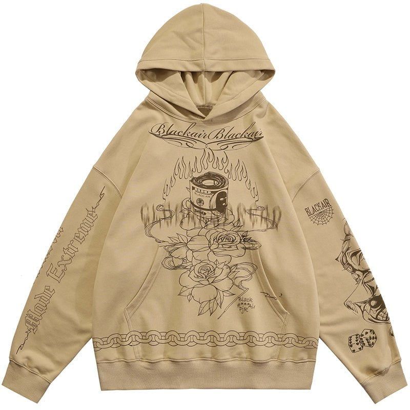 Vintage Hoodie Thorny Rose sold by Yugen Theory