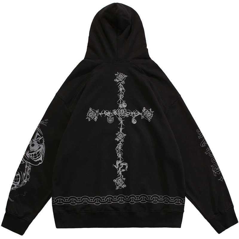 Vintage Hoodie Thorny Rose sold by Yugen Theory product image thumbnail 4